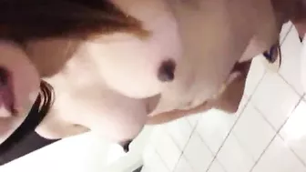 Hairy Asian GF Makes Homemade Selfie Amateur Masturbation