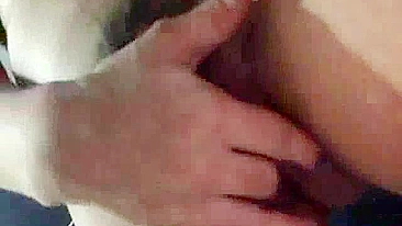 Hairy Asian GF Makes Homemade Selfie Amateur Masturbation