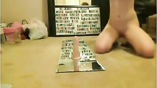 Masturbating Teen Squirting Amateur Webcam Show with Dildo and Cumming Orgasms