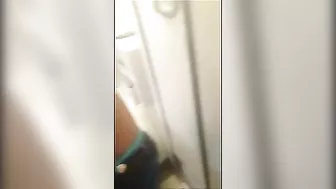 Blonde Big Boob Amateur Masturbates on Airplane