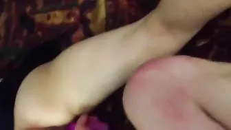 Sexy Skinny Asian College Girl Masturbates with Dildo in Homemade Video