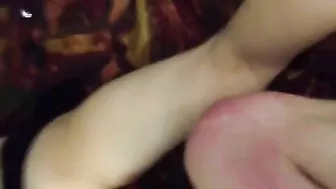 Sexy Skinny Asian College Girl Masturbates with Dildo in Homemade Video