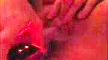 Busty Blonde Masturbates with Huge Fake Boobs & Sex Toys!