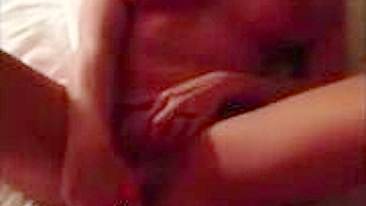 Busty Blonde Masturbates with Huge Fake Boobs & Sex Toys!