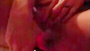 Busty Blonde Masturbates with Huge Fake Boobs & Sex Toys!