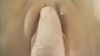 Blonde GF Kara Solo & BJ show - Amateur Masturbation with Cum in Mouth!