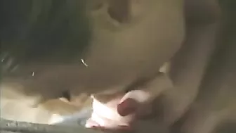 Blonde GF Kara Solo & BJ show - Amateur Masturbation with Cum in Mouth!