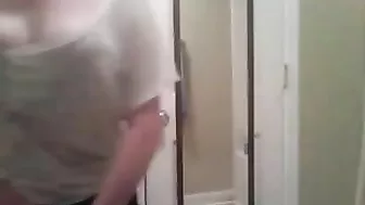 College Teen Homemade Masturbation Video with Leggings and Cumming Orgasms