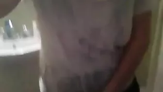 College Teen Homemade Masturbation Video with Leggings and Cumming Orgasms