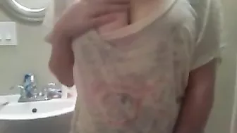 College Teen Homemade Masturbation Video with Leggings and Cumming Orgasms