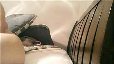 Amateur Blonde Masturbates with Mounted Dildo in Homemade Video!