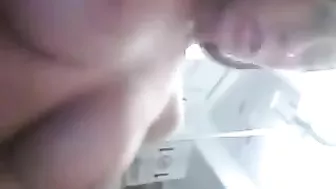 Mile High Masturbation with Busty Latina & Her Great Orgasm