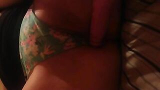 Amateur Girlfriend Super Tight Pussy Masturbates with Dildo & Orgasms in Homemade Video