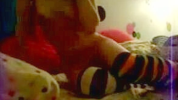 Masturbating College Teens in Socks & Homemade Porn!