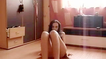 Skinny Teen Tight Legs Masturbate with Small Tits & Orgasm!