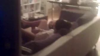 Amateur Brunette Fingered Herself Home Alone, Spied by Voyeur!