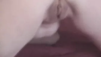 MILF Wife Homemade Masturbation with Finger and Pussy Juice Flow!