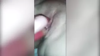 Amateur Pornstar Masturbation Orgasm with Shaved Pussy and Sex Toys