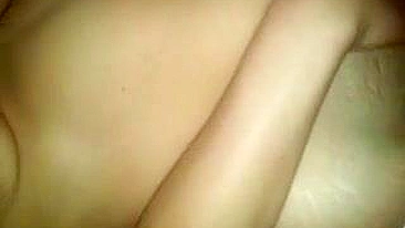 MILF Mom Hairy Pussy Masturbates in White Panties