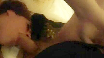 Amateur GF Masturbates with Blowjob & Cum in Mouth!