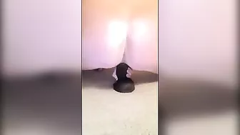 MILF Masturbates with Black Dildo Compilation! Busty Wife Great Orgasm