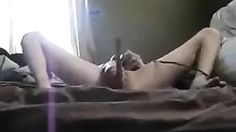 College Amateur Homemade Masturbation Session with Power Tool & Baseball Bat!