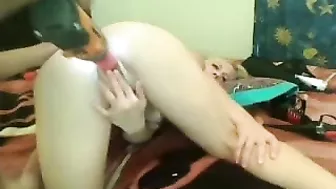 College Lesbians Masturbate with Power Tools and Dildos in Steamy Porn Video