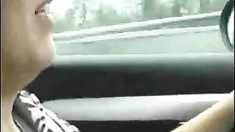 Car Masturbation Orgasm - Amateur Drives with Dildo & Fingers!