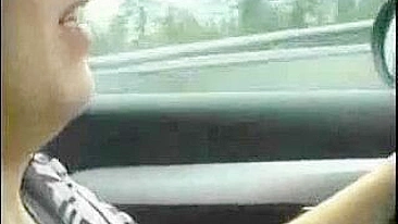 Car Masturbation Orgasm - Amateur Drives with Dildo & Fingers!