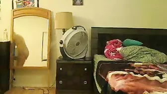 Blonde Teen Rides Thin Dildo for Masturbation