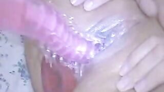 Russian Wife Masturbation with DP and Anal Toys