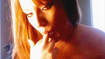 Masturbating Teen Solo Playtime with Dildo and Finger