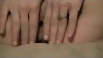 Masturbating Wife Pussy Rub & Finger Clit for Solo Pleasure