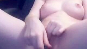 Amateur Teen Fingering Small Tits with Dildo on Webcam Masturbation