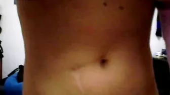 Masturbating Italian Teen with Big Tits Rubs Pussy on Webcam