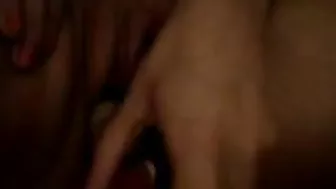 MILF Mom Homemade Dildo Masturbation with Wife