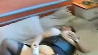 Massive BBW Masturbates with Dildo in Solo Session