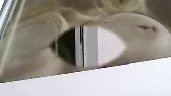 Blonde Bombshell Solo Masturbation Session with Big Tits and Dildo