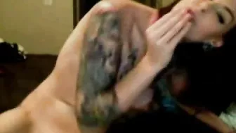 Masturbating with Toys - Tight Webcam Orgasm for Tattooed Hotty!