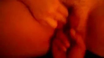 Chubby Finger Fun - Amateur BBW Masturbates with Hairy Fat Tits