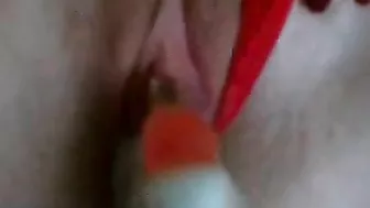 Girlfriend Christmas gift ignites explosive solo session with dildo and multiple orgasms Girlfriend Christmas gift ignites explosive solo session with dildo and multiple orgasms