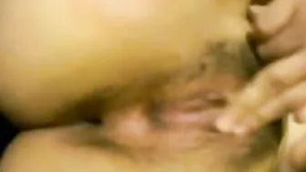 Hairy Pussy Masturbation - Amateur Finger Rubbing Homemade Orgasm