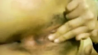 Hairy Pussy Masturbation - Amateur Finger Rubbing Homemade Orgasm