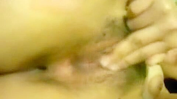 Hairy Pussy Masturbation - Amateur Finger Rubbing Homemade Orgasm