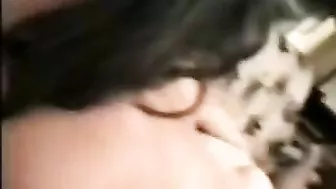 MILF Mom Emi Hairy Pussy & Dildo Masturbation Show