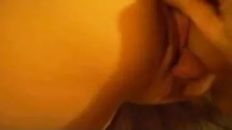 Amateur Masturbates with Double Fist in Gaping Pussy!