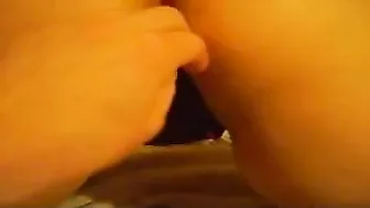 Amateur Masturbates with Double Fist in Gaping Pussy!