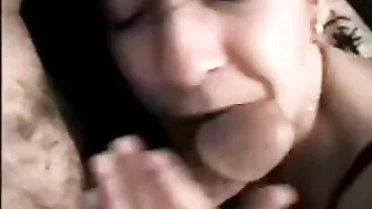 MILF Mom Homemade Dildo Blowjob & Masturbation - Amateur Latina Wife Sucks and Fucks Herself