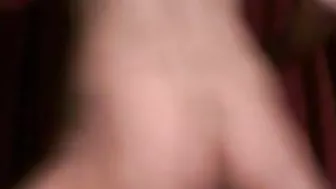 Anal Masturbation with Dildo and Booty Shake