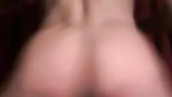 Anal Masturbation with Dildo and Booty Shake